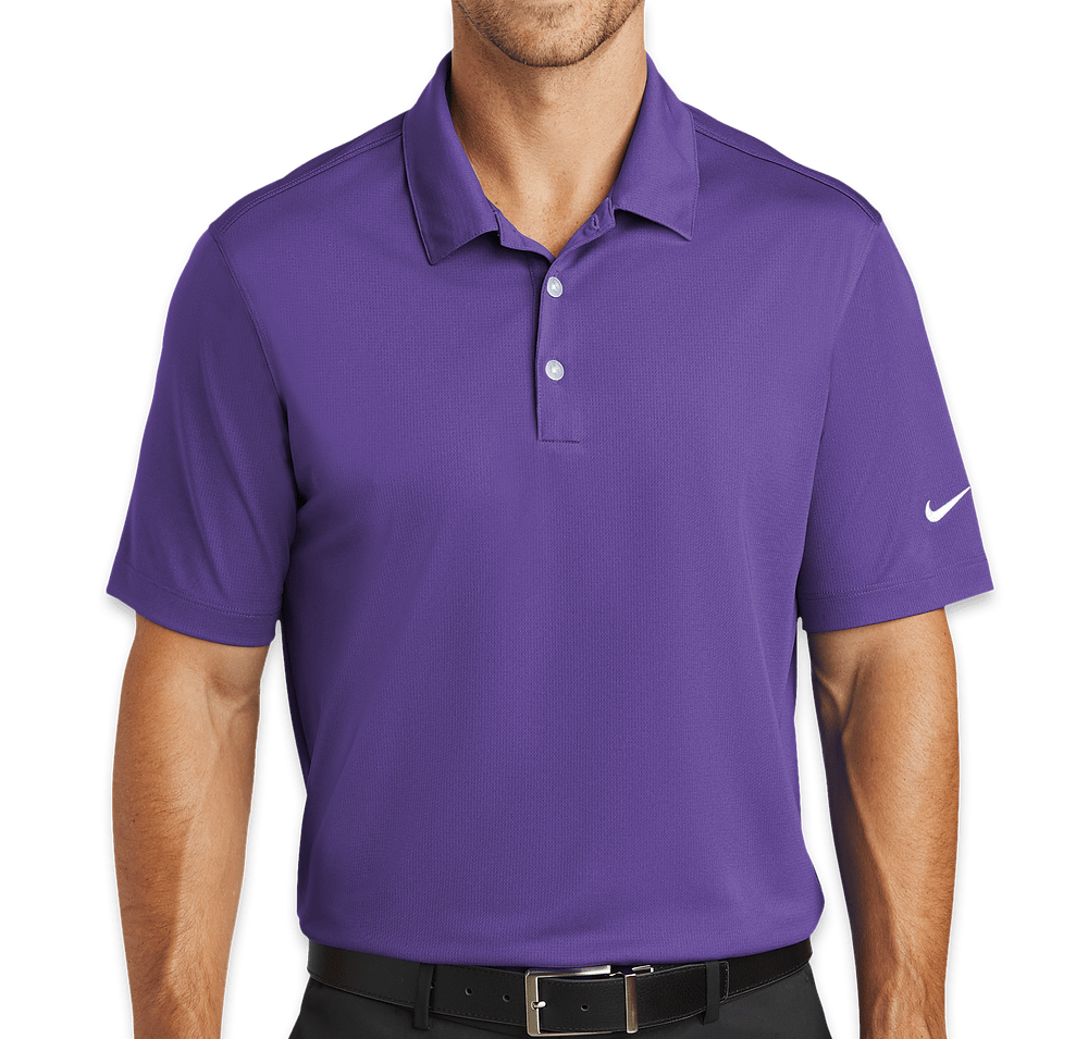 Nike Dri-FIT Vertical Mesh Performance Polo - Embroidered-default