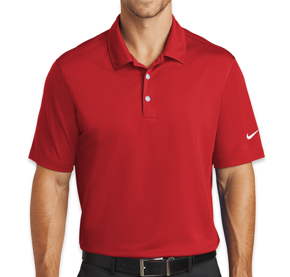 Nike Dri-FIT Vertical Mesh Performance Polo - Embroidered-default