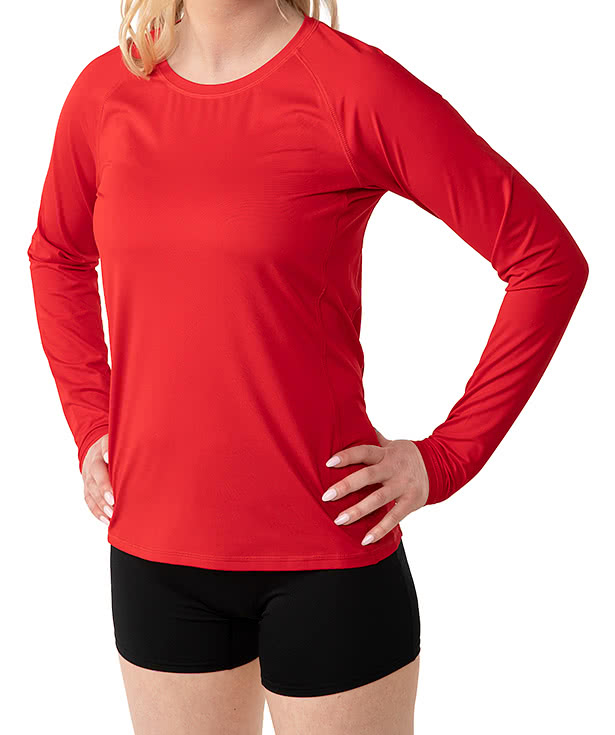 Sport-Tek Women's Long Sleeve Rash Guard Shirt
