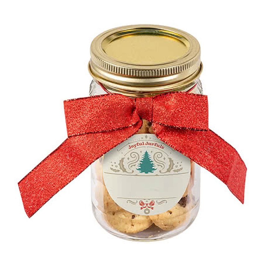 Fresh Beginnings Bite Size Cookies Mason Jar in Joyful Jarfuls