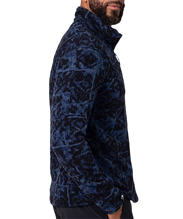 Storm Creek Fireside Recycled Printed Microfleece Quarter-Zip
