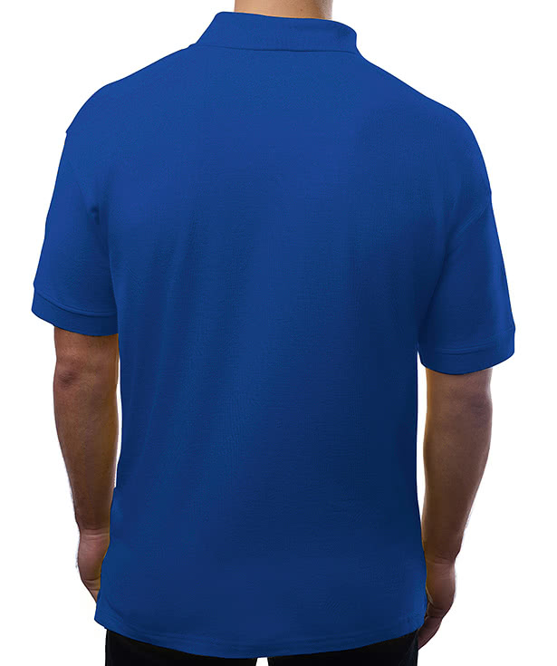 Blue Generation Scotchgard Treated Pique Polo - Embroidered