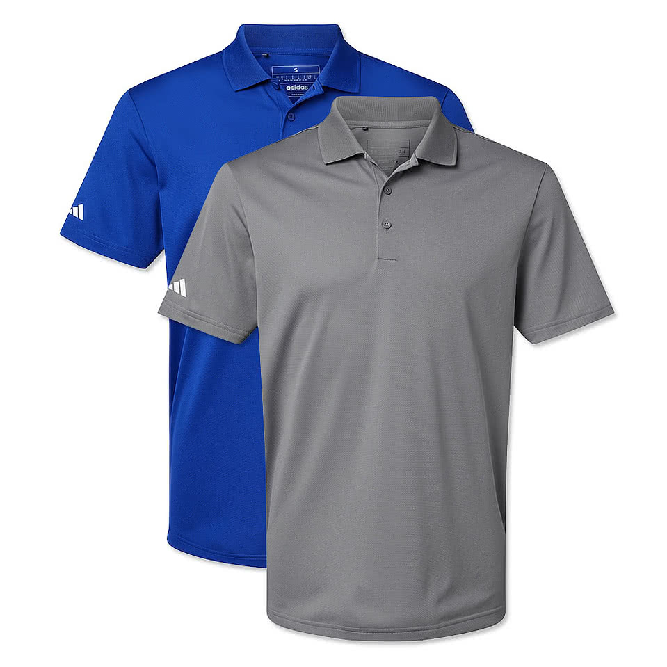 Adidas Sport Recycled Performance Polo - Printed