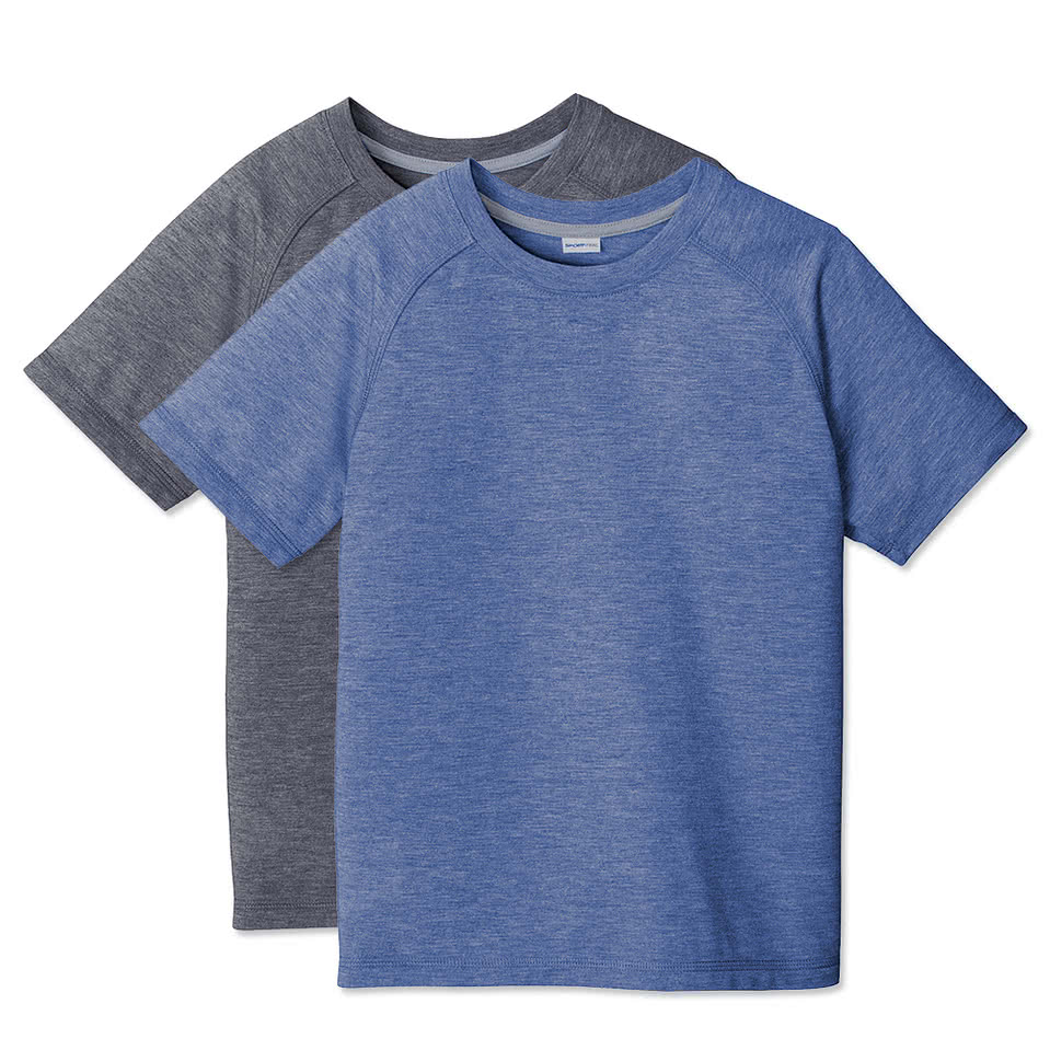 Sport-Tek Youth Tri-Blend Raglan Performance Shirt
