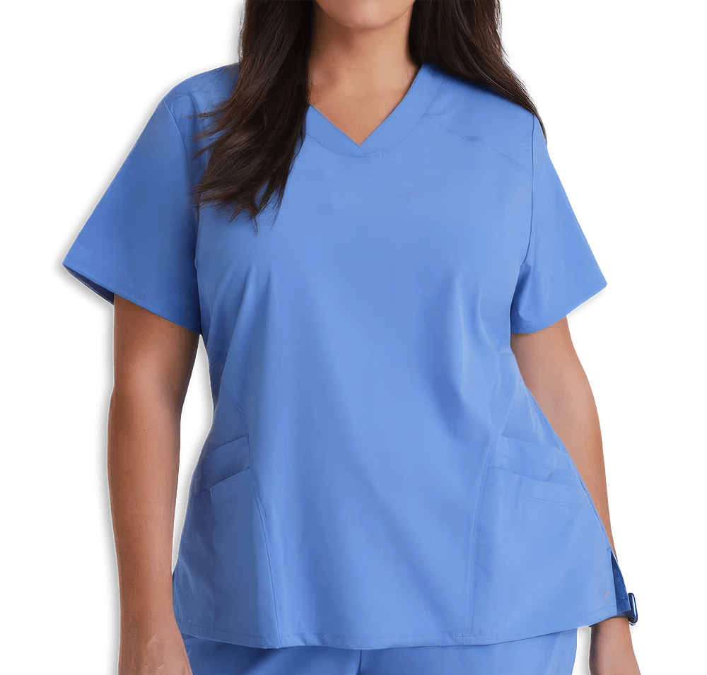 Barco One Women's Pulse Recycled V-Neck Scrub Top - Printed-default