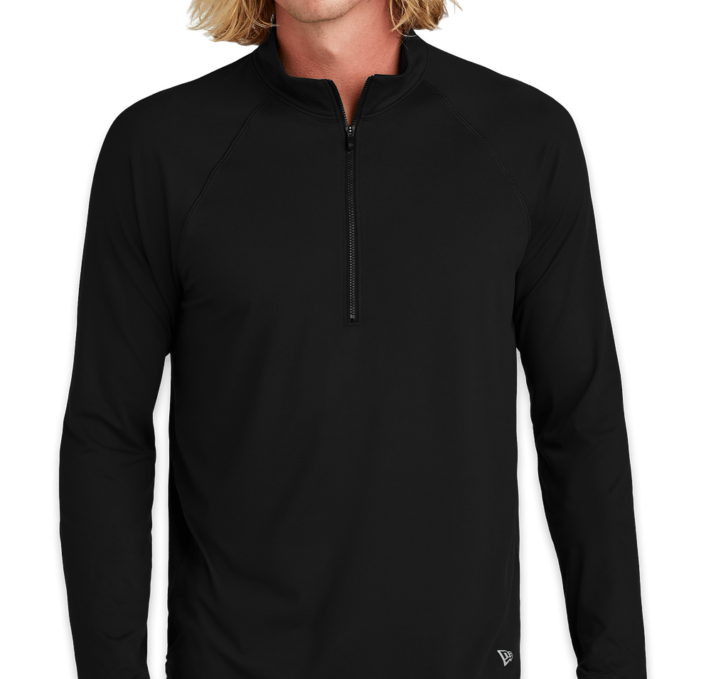 New Era Power Half Zip Performance Shirt-default
