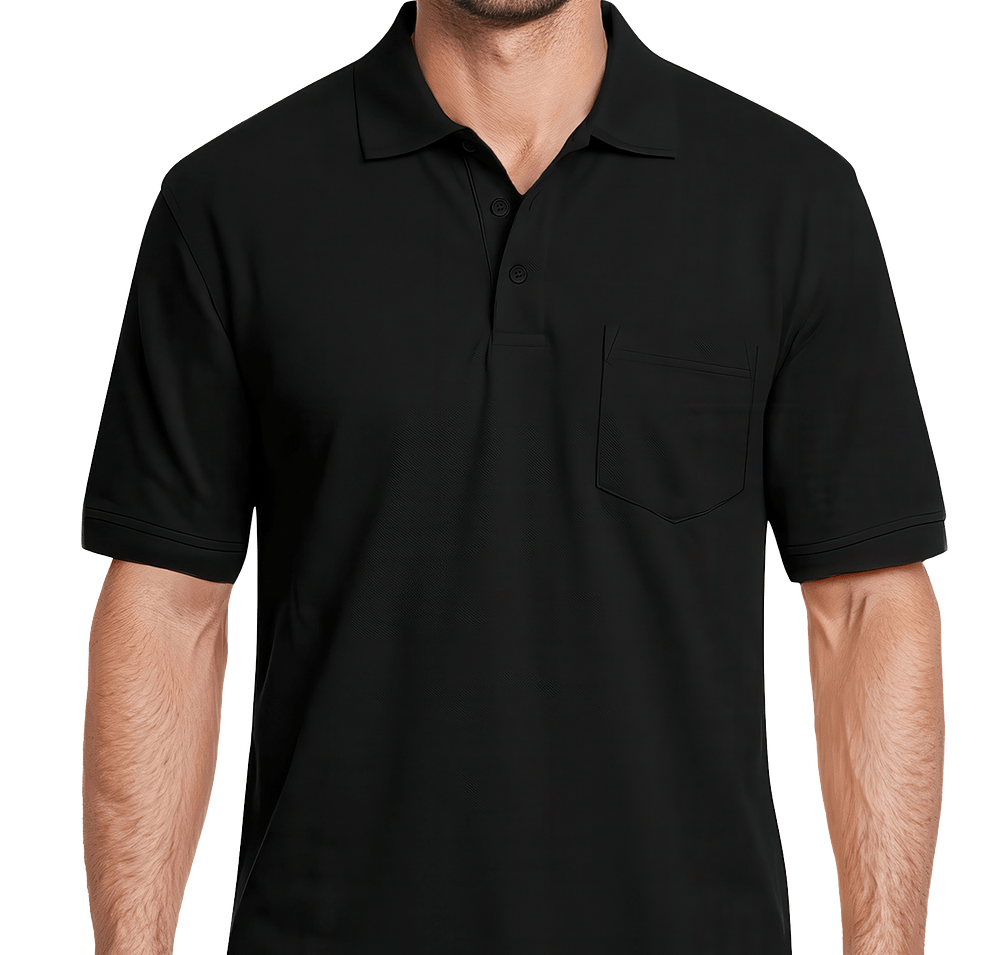 Blue Generation Soft Touch Easy Care Pocket Polo-default