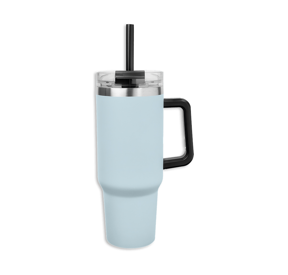 Full Color 40 oz. Intrepid Stainless Steel Tumbler with Straw-default
