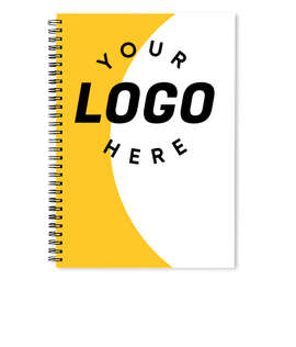 Curve JournalBooks ® Spiral Notebook - Color: Yellow