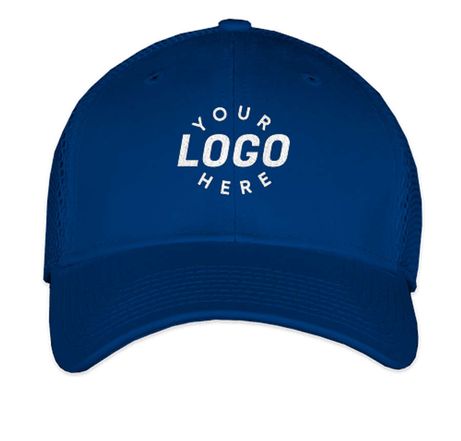 New Era 39THIRTY Stretch Fit Trucker Hat in Flag Royal
