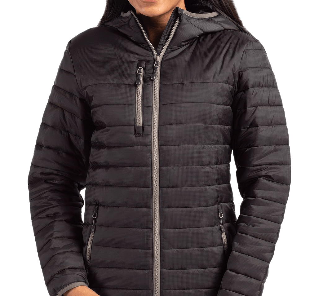 Clique by Cutter & Buck Women's Valhalla Recycled Full Zip Puffer Jacket-default