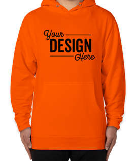 Independent Trading Midweight Pullover Hoodie - Color: Orange