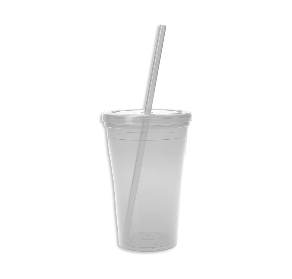 Full Color 16 oz. Sunsplash Tumbler with Straw-default