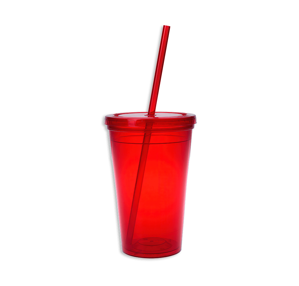 Full Color 16 oz. Sunsplash Tumbler with Straw-default
