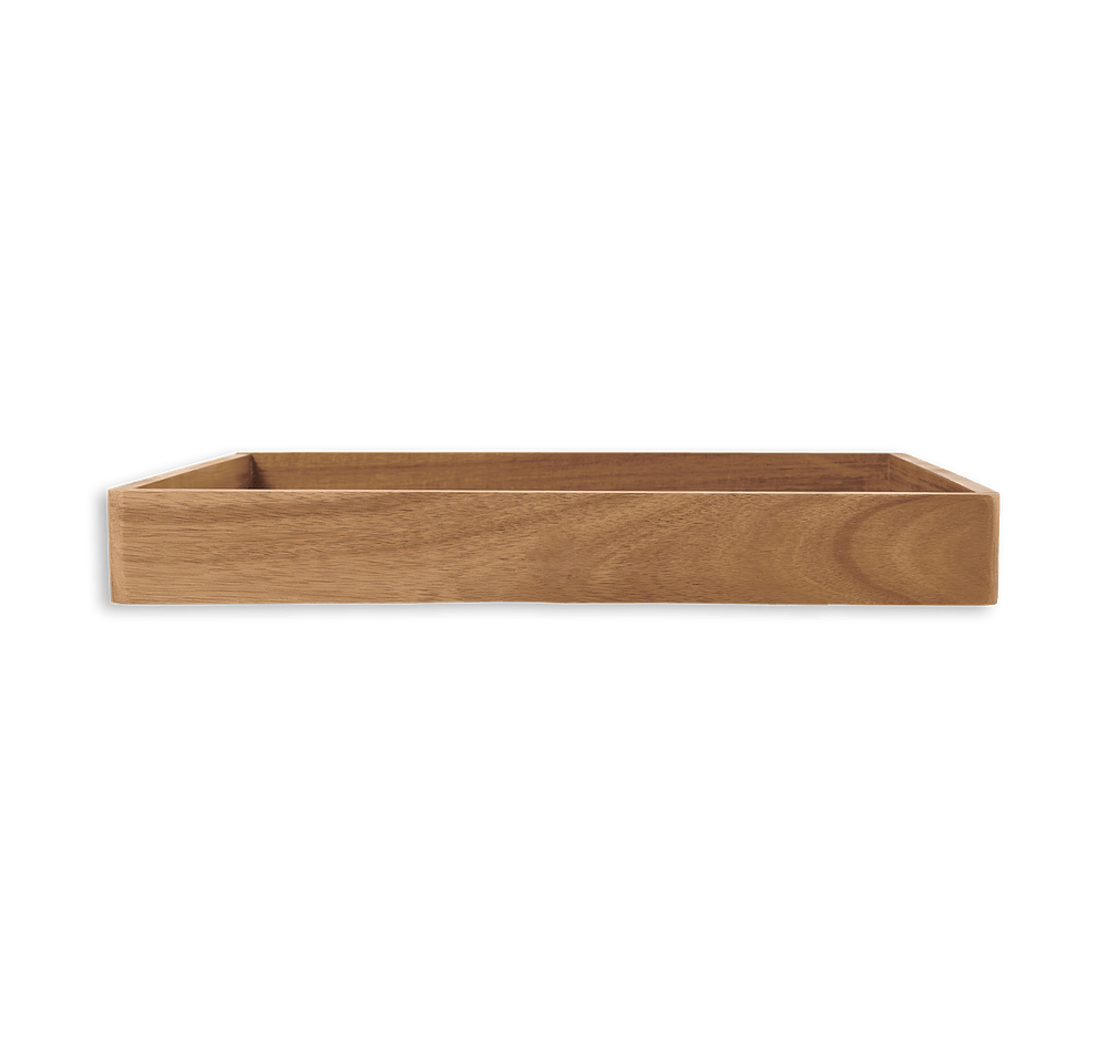 Laser Engraved La Cuisine Acacia Wood Serving Tray-default