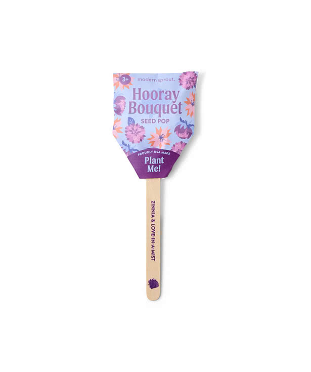Modern Sprout Flower Pop Trio Seed Pouch
