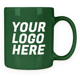11 oz. Ceramic Mug - Color: Green