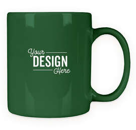 11 oz. Ceramic Mug (Set of 24) - Color: Green Hunter