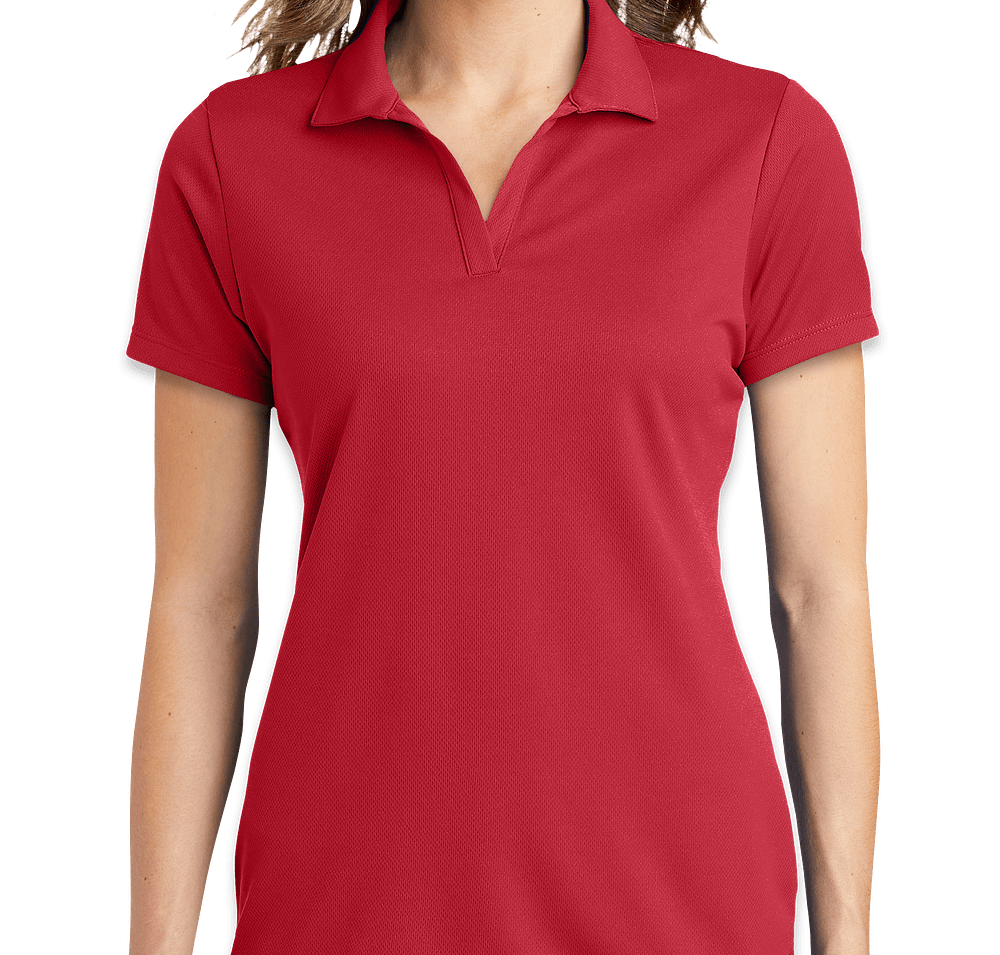 Sport-Tek Women's RacerMesh Performance Polo - Embroidered-default
