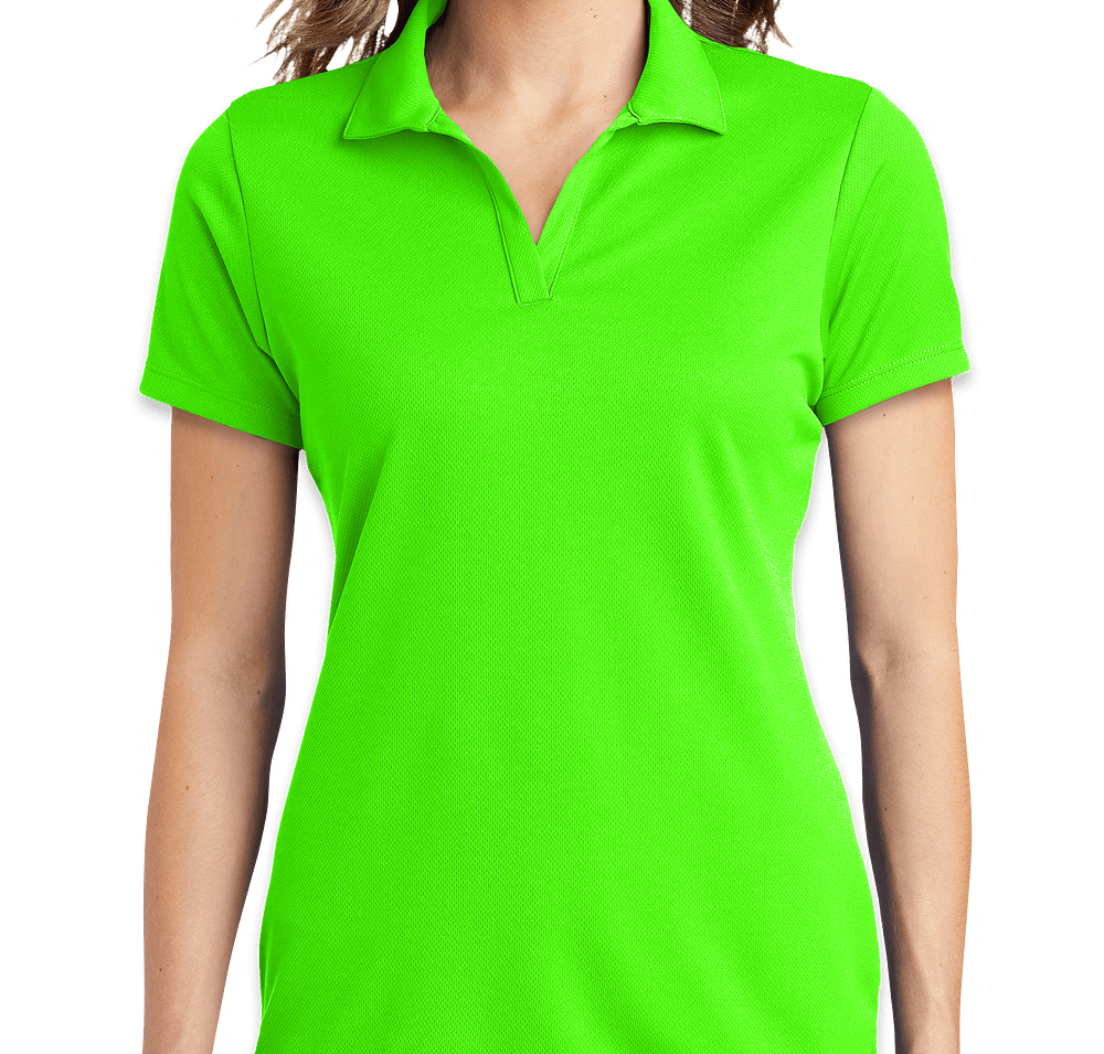 Sport-Tek Women's RacerMesh Performance Polo - Embroidered-default
