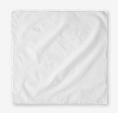 Augusta 100% Cotton Solid Bandana (Centered Design)-default