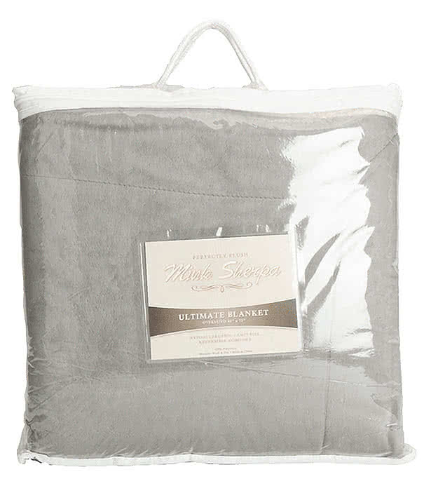Oversized Mink Sherpa Blanket