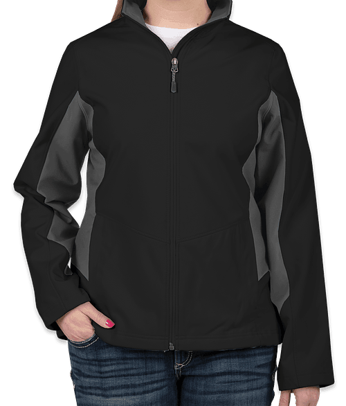 Crossland colorblock soft sales shell jacket