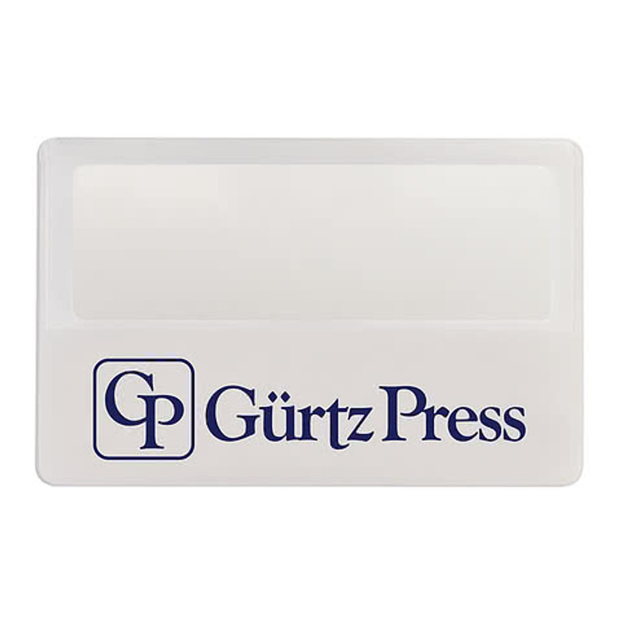 Credit Card Size Magnifier in White
