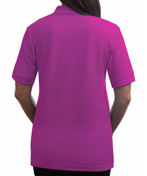 Blue Generation Women's Soft Touch Pique Polo - Embroidered