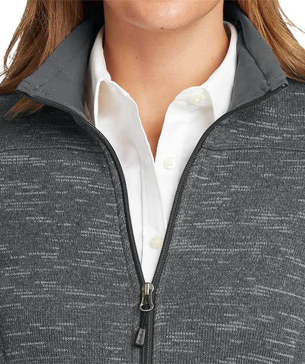 Eddie Bauer Women's Stretch Sweater Fleece Jacket