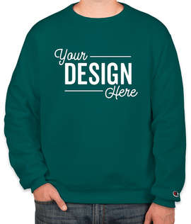 Champion Powerblend Crewneck Sweatshirt - Color: Emerald Green