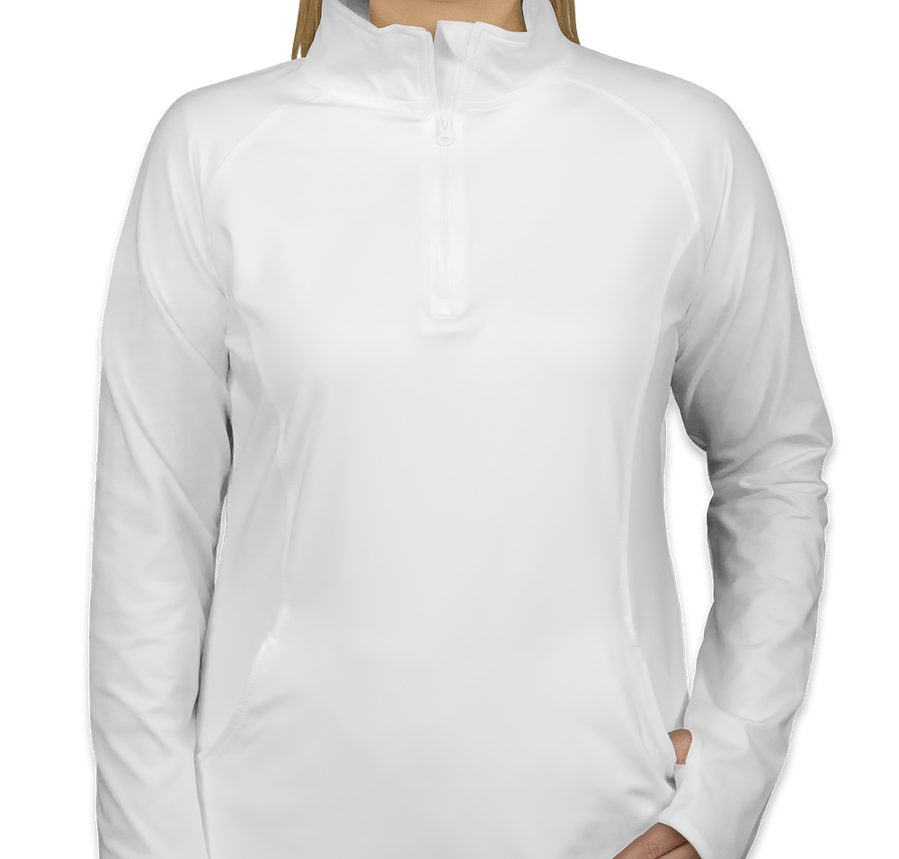 Sport-Tek Women's Performance Quarter Zip Pullover - Embroidered-default