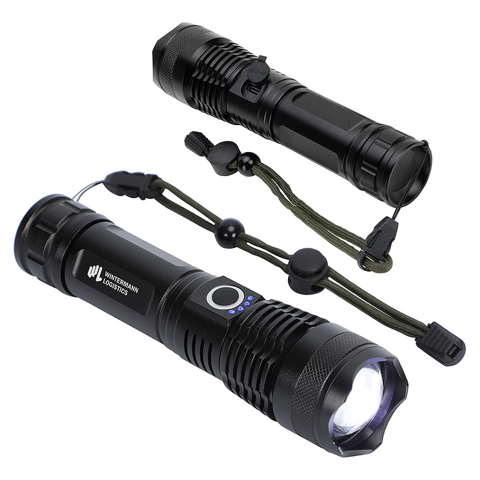 Best Buddy Tools Zoom Rechargeable Aluminum Telescopic LED Flashlight