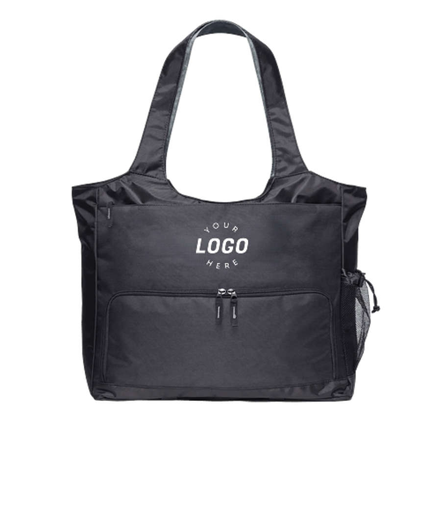 Yoga Fitness Tote Bag in Black Gray