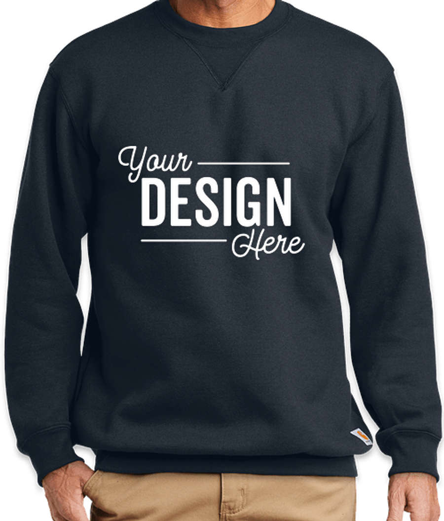 Carhartt Midweight Crewneck Sweatshirt in New Navy
