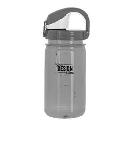 12 oz. Nalgene Kids On-The-Fly Water Bottle - Color: Smoke Grey / Grey