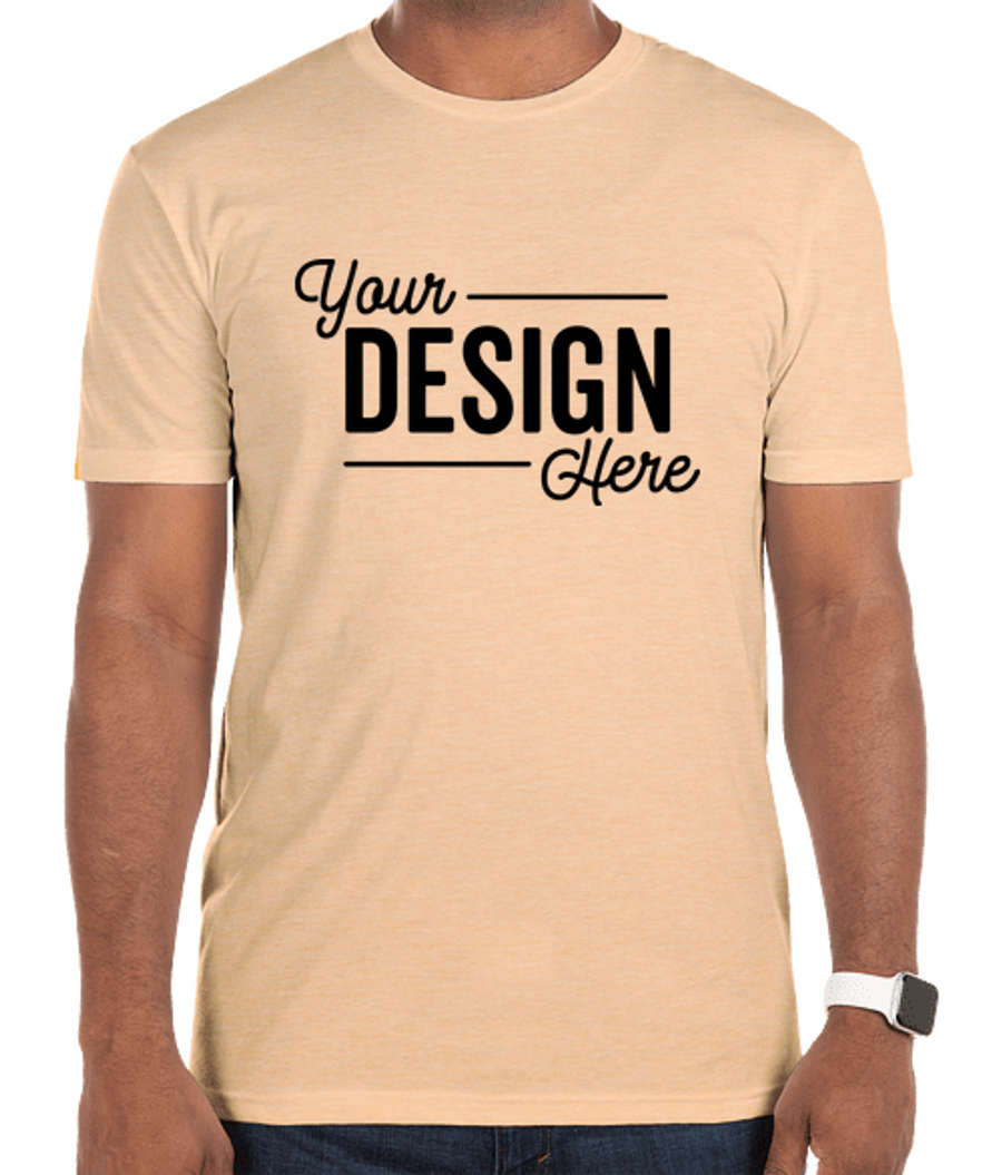 Next Level Jersey Blend T-shirt in Heather Tan
