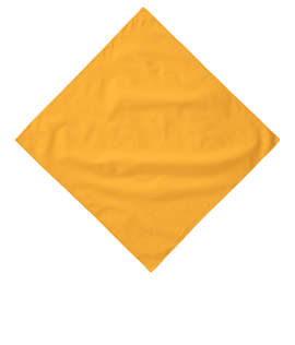 Augusta 100% Cotton Solid Bandana (Corner Design) - Color: Gold