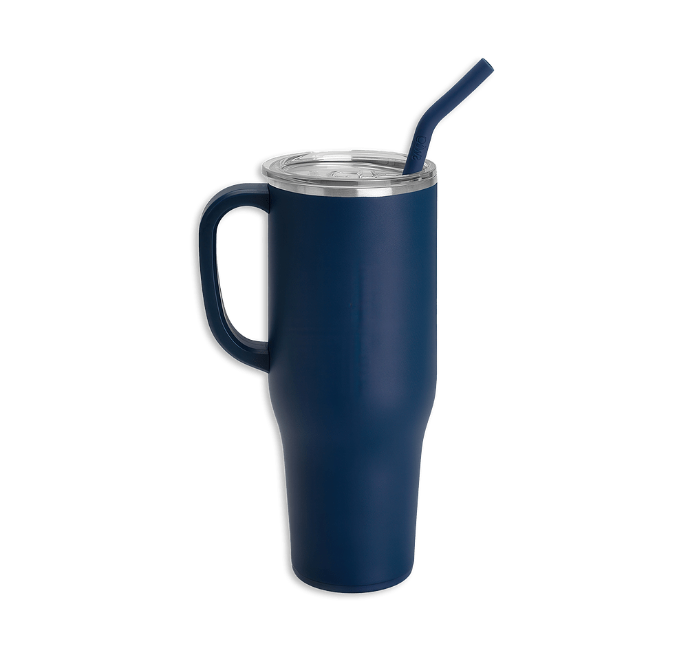 Swig Life Laser Engraved 40 oz. Stainless Steel Tumbler with Straw-default
