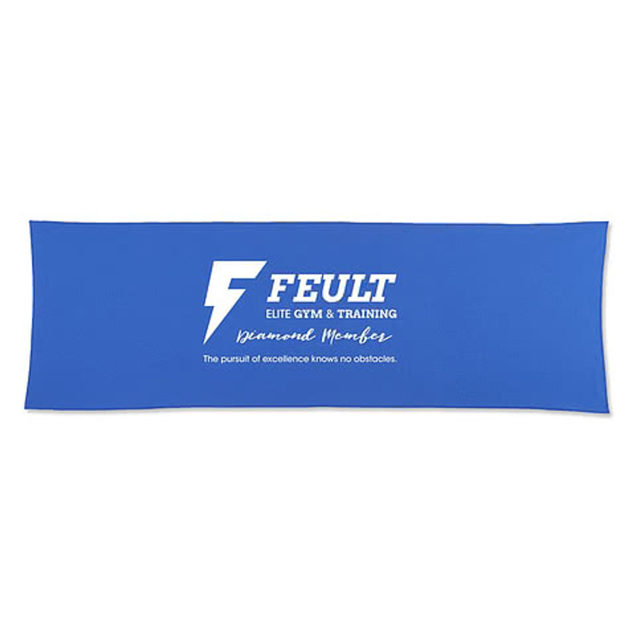 Eco Cooling Fitness Towel in Black
