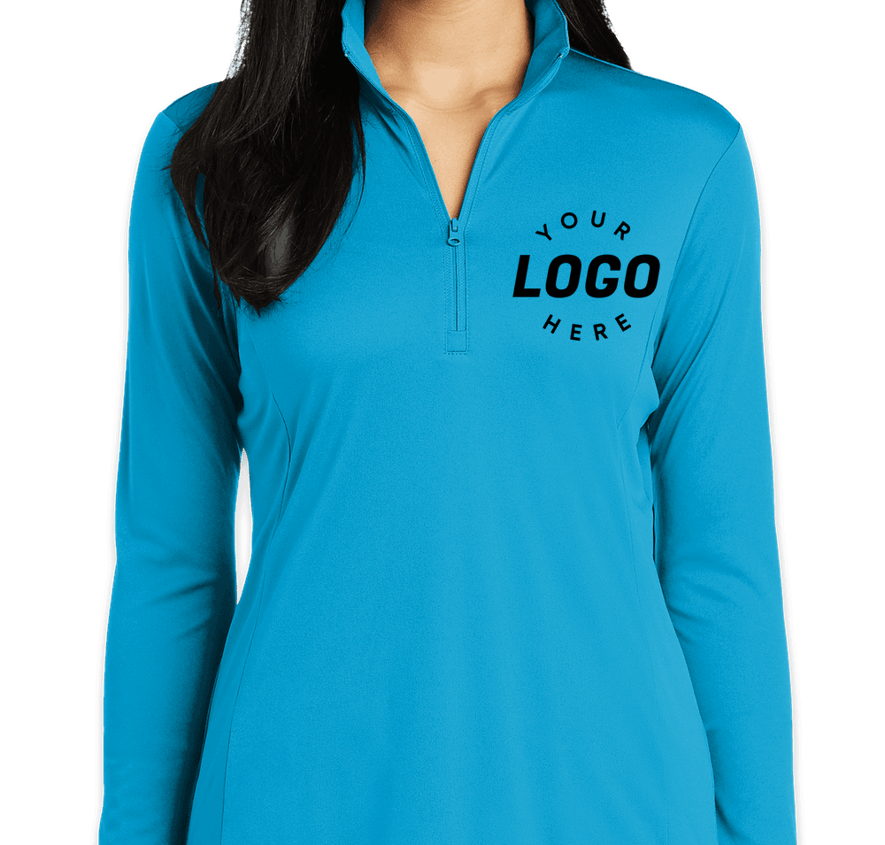 Sport‑Tek Women's Competitor Quarter Zip Performance Shirt