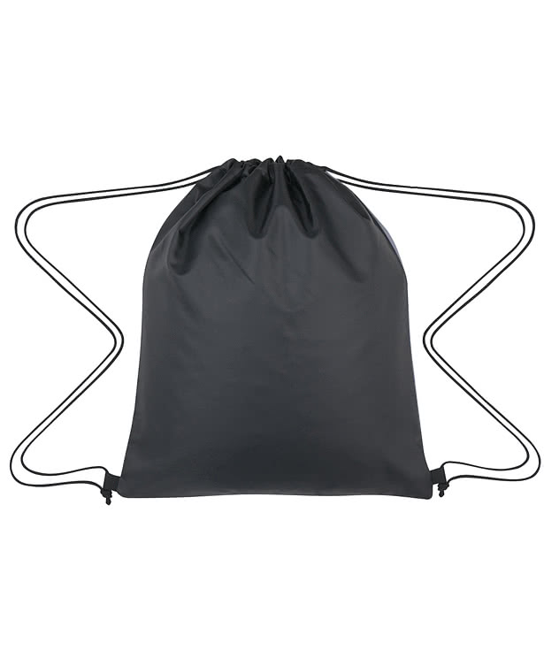 Sports Pack Drawstring Bag with Clear Pocket