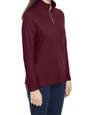 Core 365 Women's Fusion ChromaSoft Pique Quarter Zip Sweatshirt