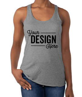 Next Level Women's Tri-Blend Racerback Tank - Color: Premium Heather