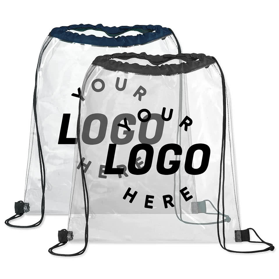 Rally Clear Drawstring Bag