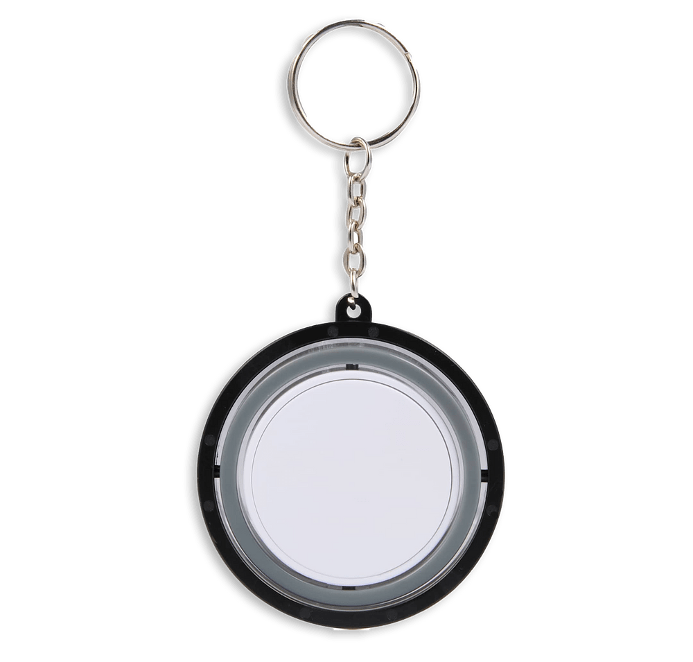 Full Color Gyroscope Recycled Fidget Keychain-default