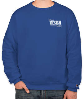 Embroidered Champion Powerblend Crewneck Sweatshirt