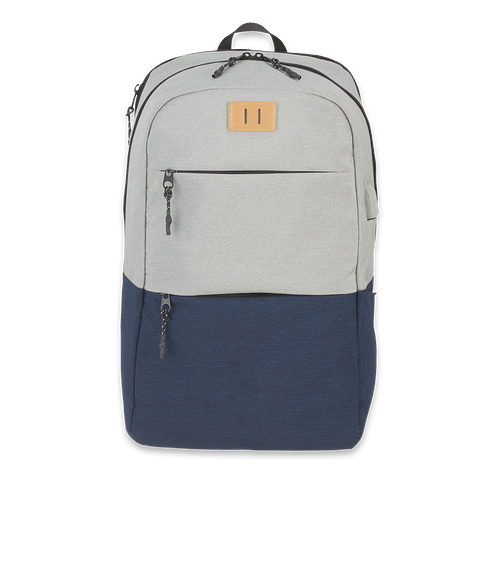 NBN Linden 15" Computer Backpack in Navy / Gray 