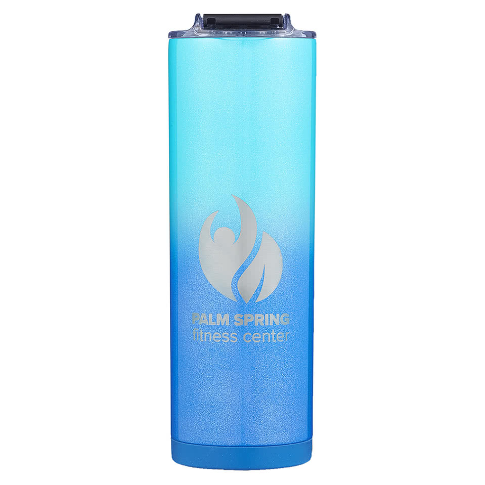 Laser Engraved 20 oz. Stainless Steel Skinny Tumbler