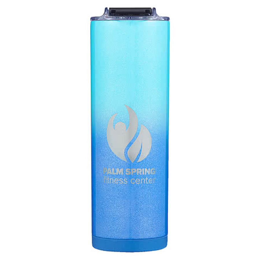 Laser Engraved 20 oz. Stainless Steel Skinny Tumbler